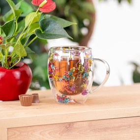 Pahare termo 4Home Flowers Hot&Cool 350 ml, 2 buc.