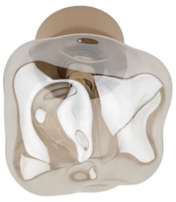 Plafonieră LAVA 1xG9/8W/230V bej/fumuriu bej