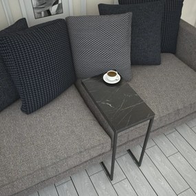 Masă pliantă Callen Black Marble