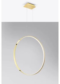 Lustră LED pe cablu RIO LED/50W/230V CRI90 3000K d. 78 cm auriu Thoro TH.248