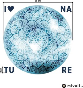 Autocolante de perete - Mandala cu inscripție