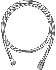 GROHE 22101000 - Furtun de duș VITALIOFLEX METAL LONG-LIFE 1500 mm, crom