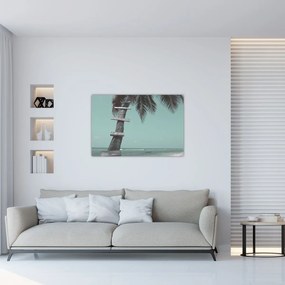 Tablou - Palma în Caraibe (90x60 cm)
