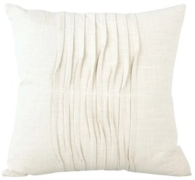 Pernă decorativă din bumbac PT LIVING Wave, 45 x 45 cm, alb