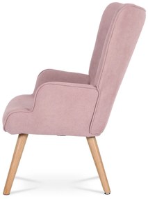 Fotoliu cu taburet PINK2, roz