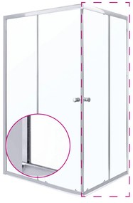 Ușă de duș OLGA SQ 100 ELEMENT