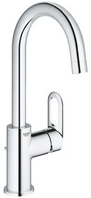 Baterie lavoar Grohe BauLoop, pipa pivotanta si ventil pop-up, marime L