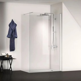 Paravan de dus tip Walk-in Ideal Standard i.life 120x200 cm sticla 8 mm argintiu