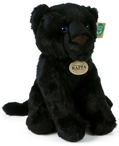 Leopard negru din pluș, 30 cm, ECO-FRIENDLY