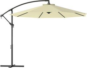 Outsunny Umbrela pentru Gradina Brat Deluxe Inclinabila cu Manivela, Φ3m | Aosom Romania