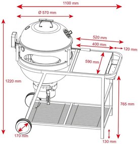 Grătar multifuncțional + rotisor electric + cuptor pentru pizza VENEZIA