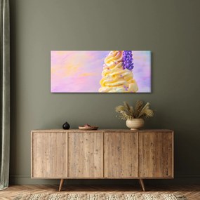Tablou - Înghețată cu lavandă (120x50 cm)