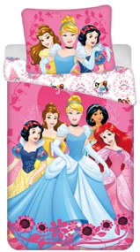 Prințesele Disney Heart set de lenjerie 140×200cm, 70×90 cm