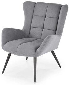 Fotoliu Byron stofa gri H92 cm