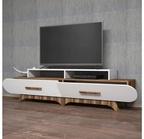 Masă TV/Dulap Florian (Nuc + Alb). 1088857