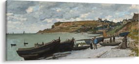 Tablou - Claude Monet, Sainte Adresse, reproducere (120x50 cm)