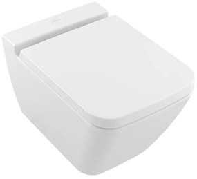 Vas WC rimless suspendat, Villeroy&amp;Boch Finion, DirectFlush, 37.5x56cm, Alb Alpin CeramicPlus, 4664R0R1