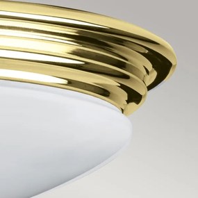 Plafonieră LED pentru baie Elstead BATH-BROMPTON-F-PB 1xGX53/5,7W/230V IP44 auriu