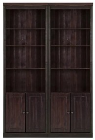 Bibliotecă maro din lemn de pin 148x223 cm Anita – Støraa