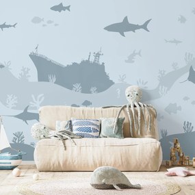 Fototapet - Sea World, albastru (147x102 cm)