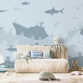 Fototapet - Sea World, albastru (147x102 cm)