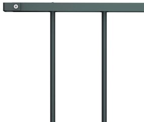 Panou de gard, antracit, 1,7x1,25 m, otel vopsit electrostatic