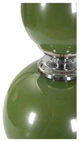 Veioză verde/gri cu abajur textil (înălțime 65 cm) Eva – Mauro Ferretti