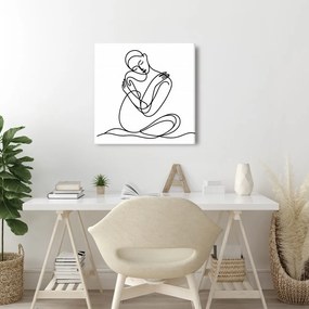 Tablou frumusețe delicată în minimalism