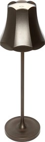 Lampă de masă retro bronz închis reîncărcabilă IP44 - Granny
