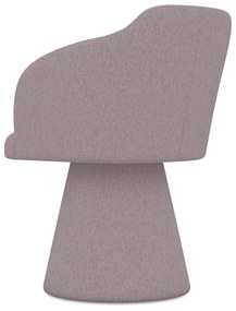 Scaun de sufragerie mov lavandă tapițat Kanoa – Makamii