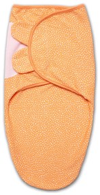 Sistem de infasat reglabil 0-3 luni Kidizi Orange Spots, bumbac 100%