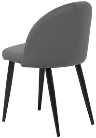 Set 2 buc. scaune pentru sufragerie Visla (gri). 1009935