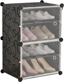 Pantofar modular SHOZIX 23x33 cm, gri