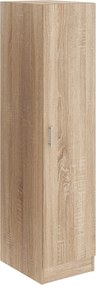 Dulap Remi, O Usa, cu polite, Stejar Sonoma, 40 x 51 x 170 cm
