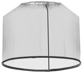 Outsunny Plasă de Protecție pentru Umbrelă de Soare, Copertină și Casă Plasă, Negru, 7.5' | Aosom Romania