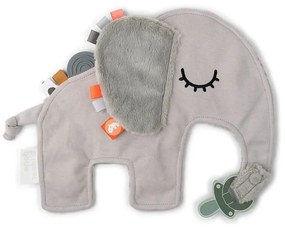 Jucărie gri cu clip de suzetă Elphee - Done by Deer