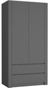 Dulap modern cu două uși MODERN B20 180 x 90 x 55 cm - diferite variante de culoare sonoma mix biela