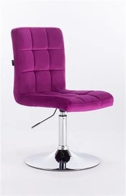 HR7009N Scaun Catifea Fucsia