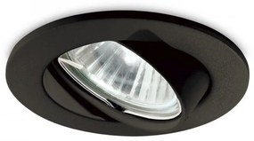 Set de 3 spoturi orientabile, incastrabile SWING NERO 243825 IDL