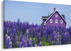 Tablou cu câmp de lavanda (90x60 cm)