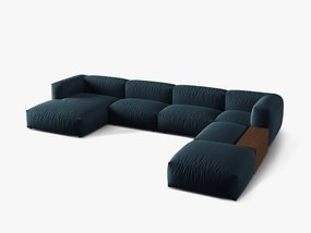 Coltar modular Martina stofa Boston L406 cm + masuta de cafea