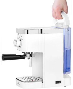 Espressor manual ECG ESP 20301 White, 1,25l, alb