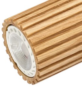 Brilagi - Lampă spot MODERN WOOD, 3xGU10/8W/230V, lemn de cauciuc/alb