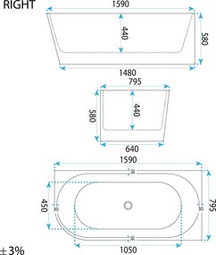 Cada SYDNEY BELLANTO RIGHT 160cm