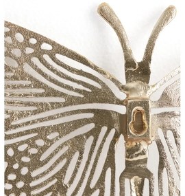 Decorațiune de perete din metal 41x23 cm Butterfly – Light &amp; Living