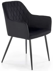 Scaun de bucătărie Kinzie, negru