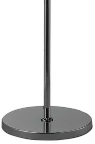 Lampadar elegant Tiffany crom/ abajur alb