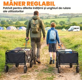 Outsunny cărucior multifuncțional | Aosom Romania