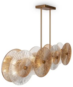 Lustră pe tijă Maytoni MOD007PL-08G1 ASTER 4xE14/40W/230V