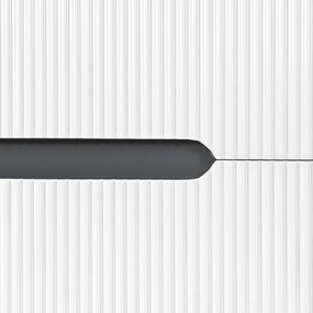 Trent 80 dulap de baie inferior cu chiuvetă ceramică (2 sertare) gri antracit-alb